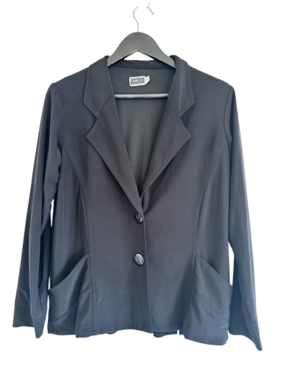 Sympli Black Two-Button Blazer Jacket Size 10